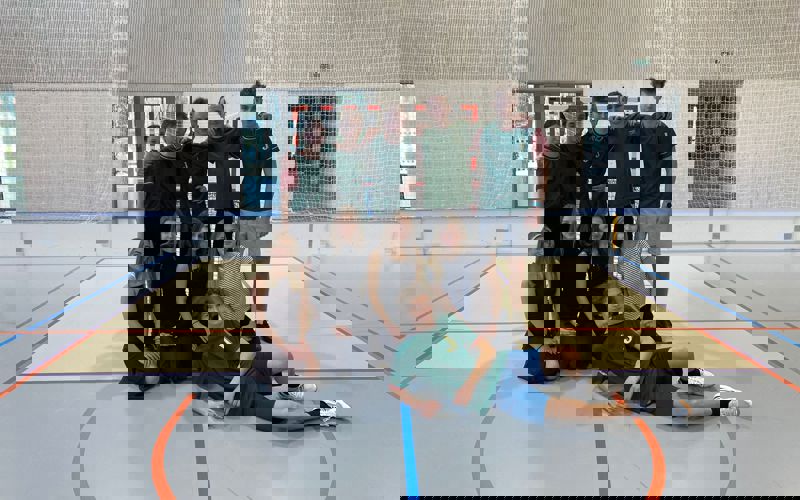 Vánoční florbalový turnaj gymnázia